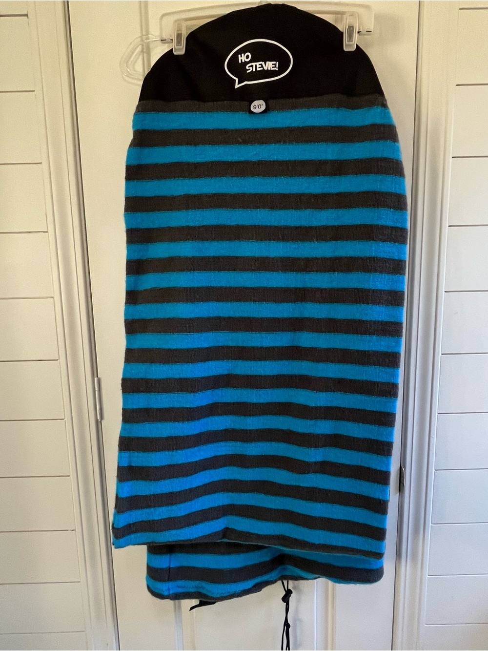 🏄‍♂️Ho Stevie! Surfboard Sock Cover- Blue & Gray Striped 9'0"
Longboard